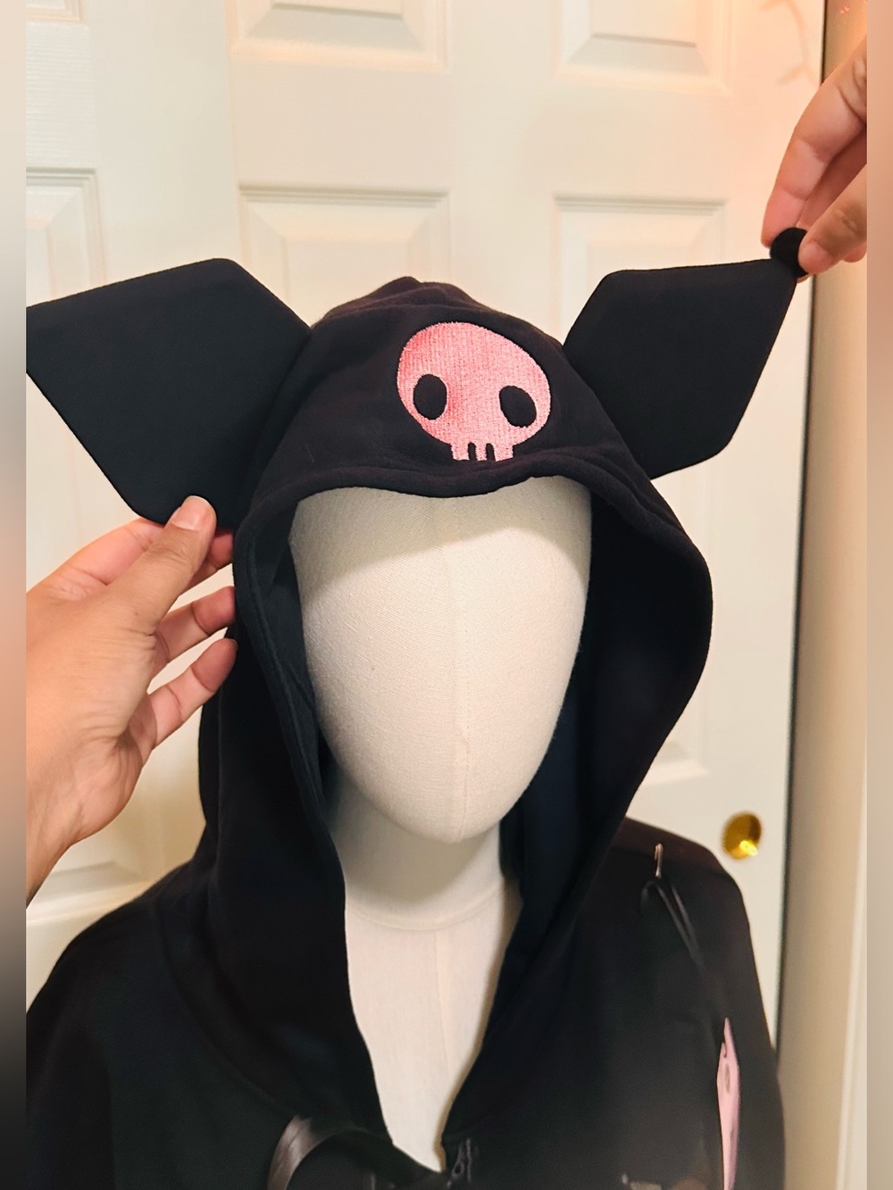 Kuromi teens capelete with ears